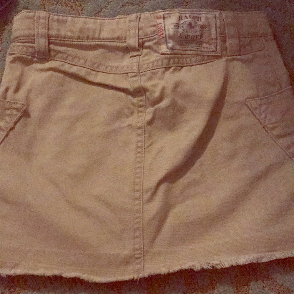 Girls Ralph Lauren khaki skirt